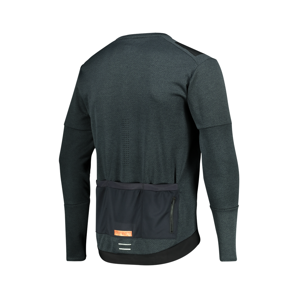 חולצת רכיבה ארוכה גברים MTB Trail 4.0 Black