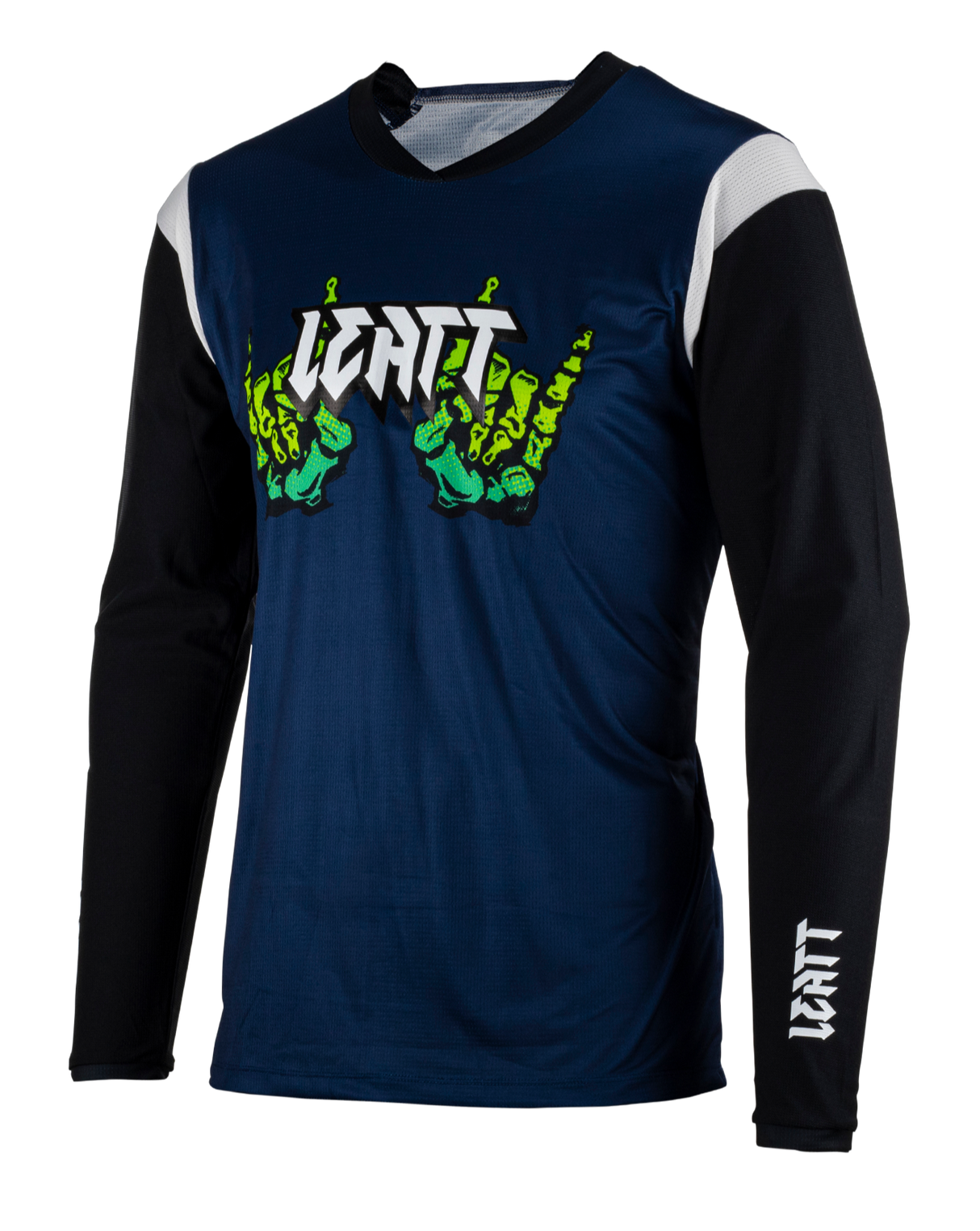 חולצת רכיבה ארוכה גברים MTB Gravity 3.0 Zombie