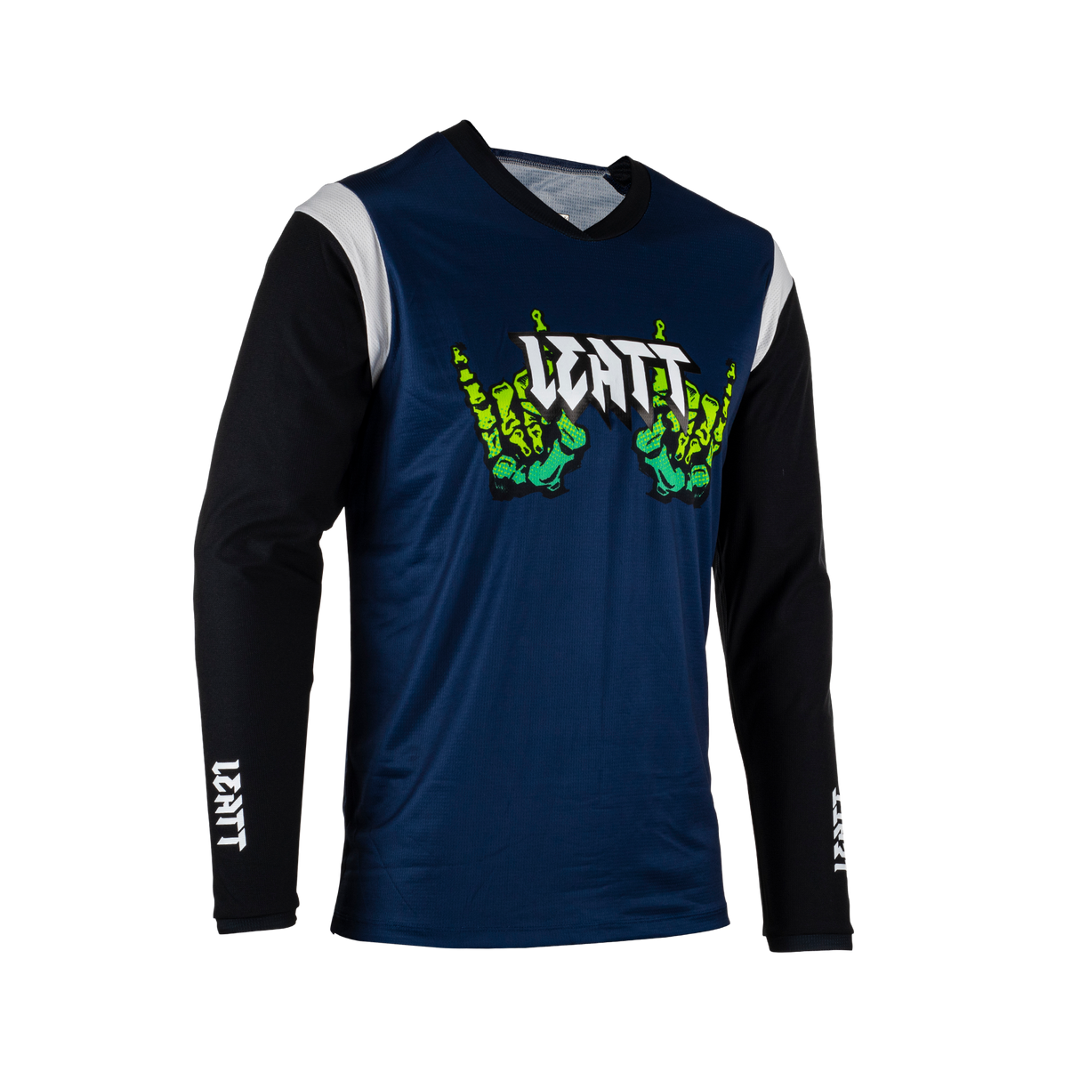 חולצת רכיבה ארוכה גברים MTB Gravity 3.0 Zombie