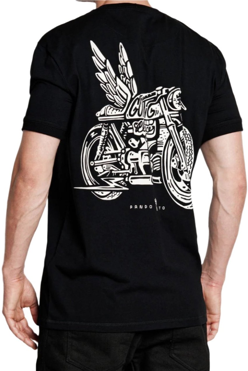 חולצה קצרה MIKE MOTO WING - Unisex