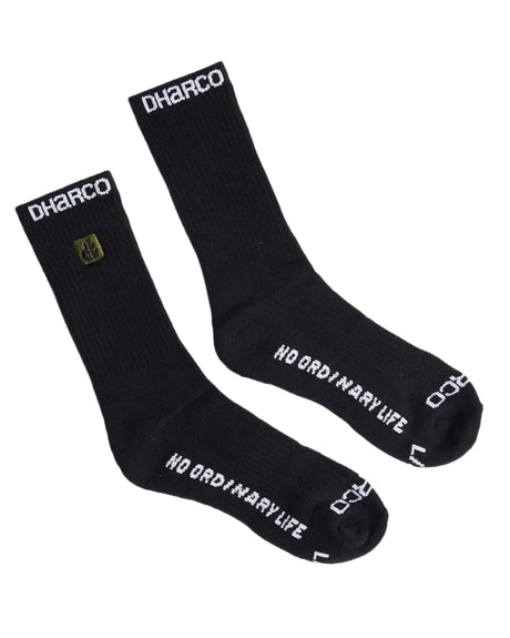 גרביי רכיבה Crew Black