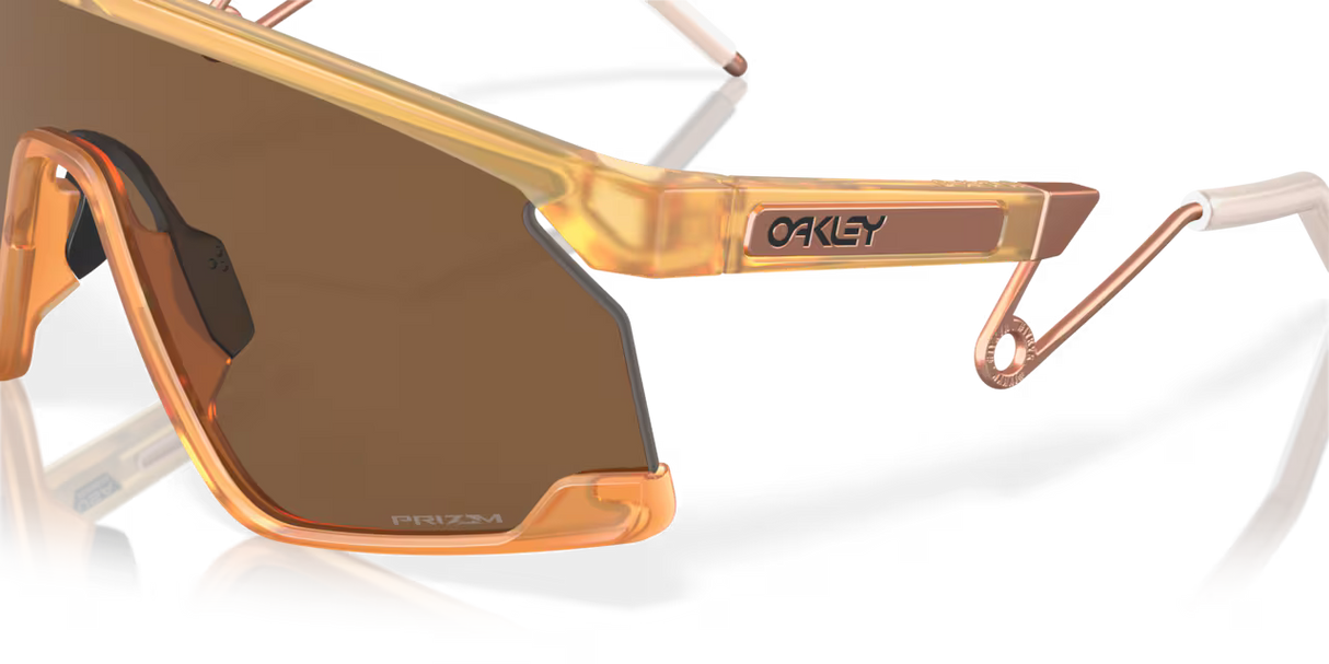 BXTR Metal prizm bronze Lenses,  matte transparent light curry Frame
