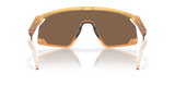 BXTR Metal prizm bronze Lenses,  matte transparent light curry Frame