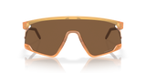 BXTR Metal prizm bronze Lenses,  matte transparent light curry Frame