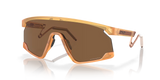 BXTR Metal prizm bronze Lenses,  matte transparent light curry Frame
