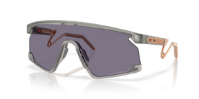 משקפי שמש Oakley BXTR Metal Forge Collection Prizm Grey Lenses, Transparent Grey Ink Frame - Oakley