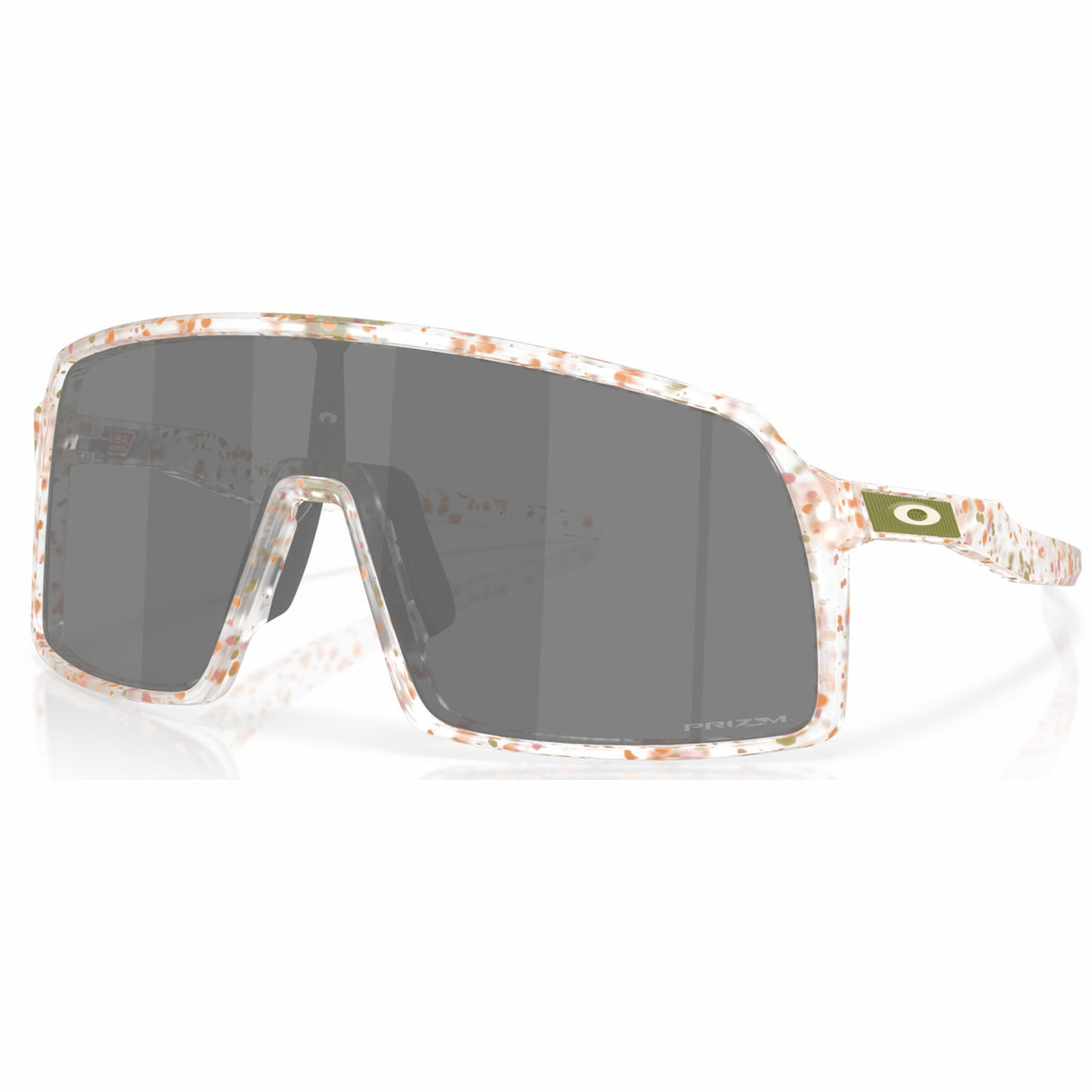Oakley Sutro Prizm Black Lenses, Clear Terrazzo Frame – Zilka Sport