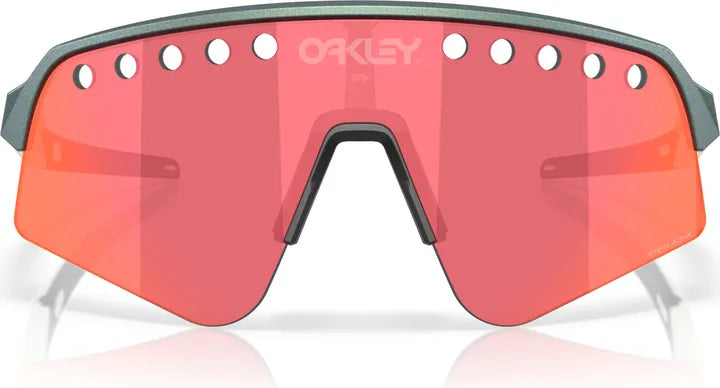 Oakley Sutro Lite Sweep Prizm Trail Torch Lenses, Matte Silver/Blue Colorshift Frame
