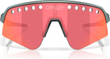 Oakley Sutro Lite Sweep Prizm Trail Torch Lenses, Matte Silver/Blue Colorshift Frame