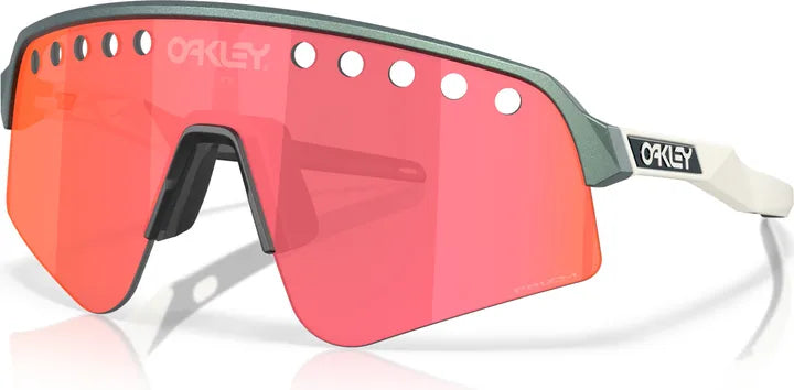 Oakley Sutro Lite Sweep Prizm Trail Torch Lenses, Matte Silver/Blue Colorshift Frame