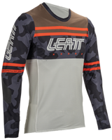 חולצת רכיבה ארוכה גברים MTB Gravity 4.0 Cream V25