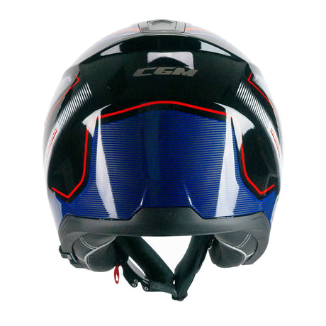 קסדת כביש 3/4 CGM 136 RNA כחול מבריק