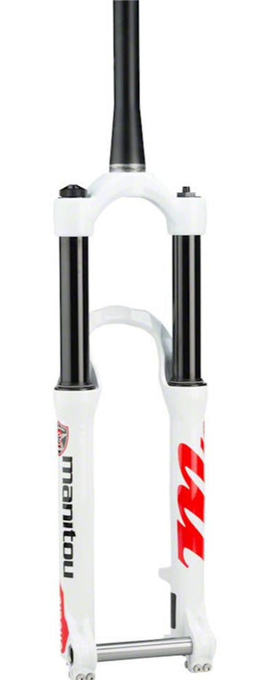 בולם קדמי Manitou Circus EXP 26" Dirt Jump 130mm לבן 1.5T - Manitou