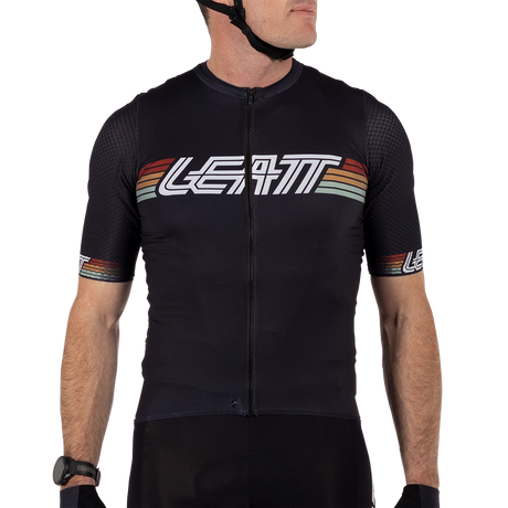 חולצת רכיבה קצרה גברים קרוס/גראבל MTB Endurance 6.0 Black V25