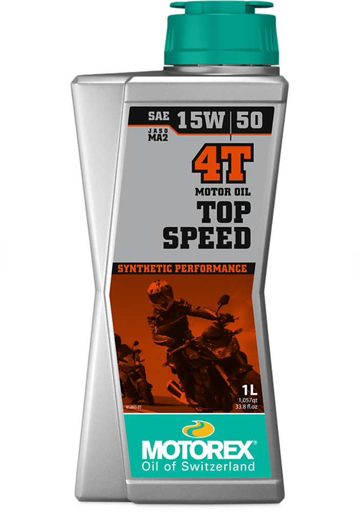שמן מנוע סינתטי 4ליטר MOTOREX TOP SPEED 4T 15W/50