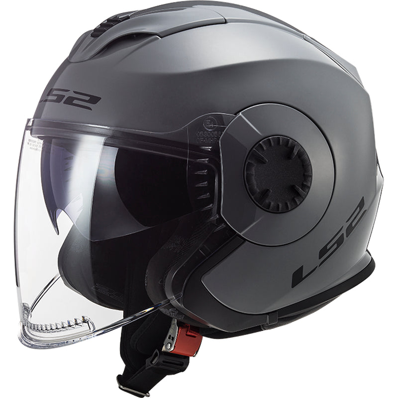 קסדת כביש 3/4 LS2 OF570 VERSO NARDO GREY אפור בטון