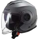 קסדת כביש 3/4 LS2 OF570 VERSO NARDO GREY אפור בטון