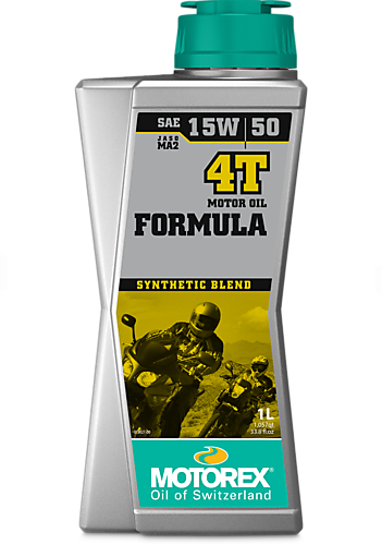 שמן מנוע סינתטי 4ליטר MOTOREX FORMULA 4T 15W/50