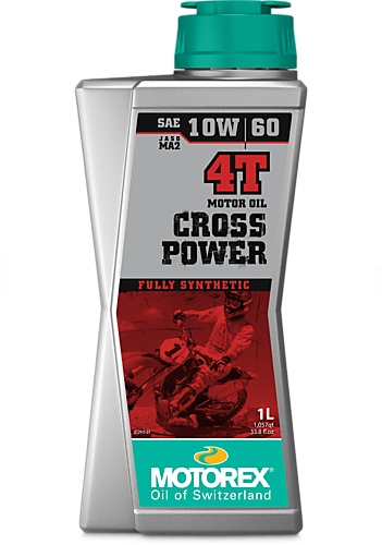 שמן מנוע סינתטי מלא 4ליטר MOTOREX CROSS POWER 4T 10W/60