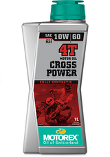 שמן מנוע סינתטי מלא ליטר MOTOREX CROSS POWER 4T 10W/60 - MOTOREX