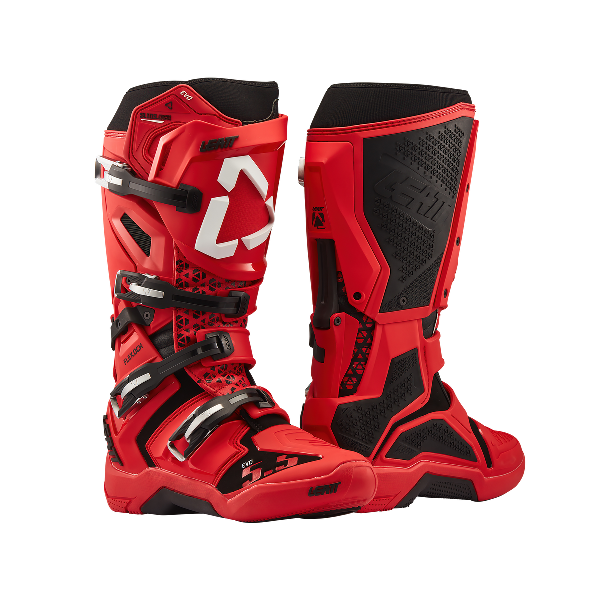 מגף 5.5 FlexLock Evo Red - Leatt