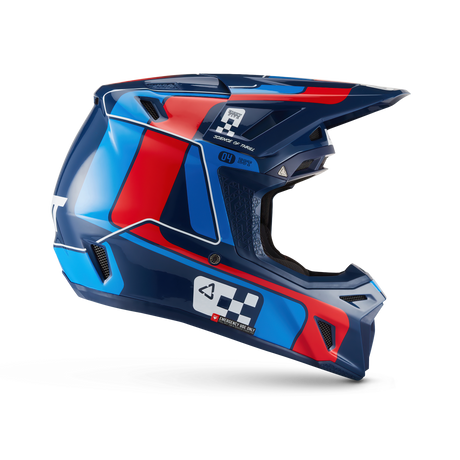 קיט קסדה ומשקף Leatt Moto 8.5 Blue/Red + Goggles 5.5 - Leatt