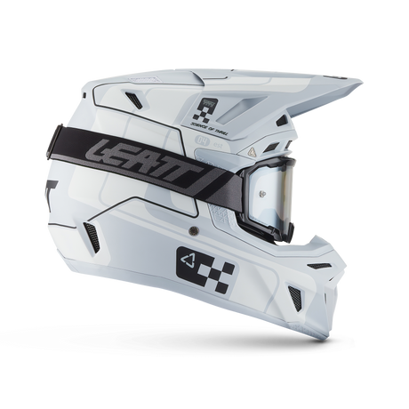 קיט קסדה ומשקף Leatt Moto 8.5 Grey + Goggles 5.5 - Leatt