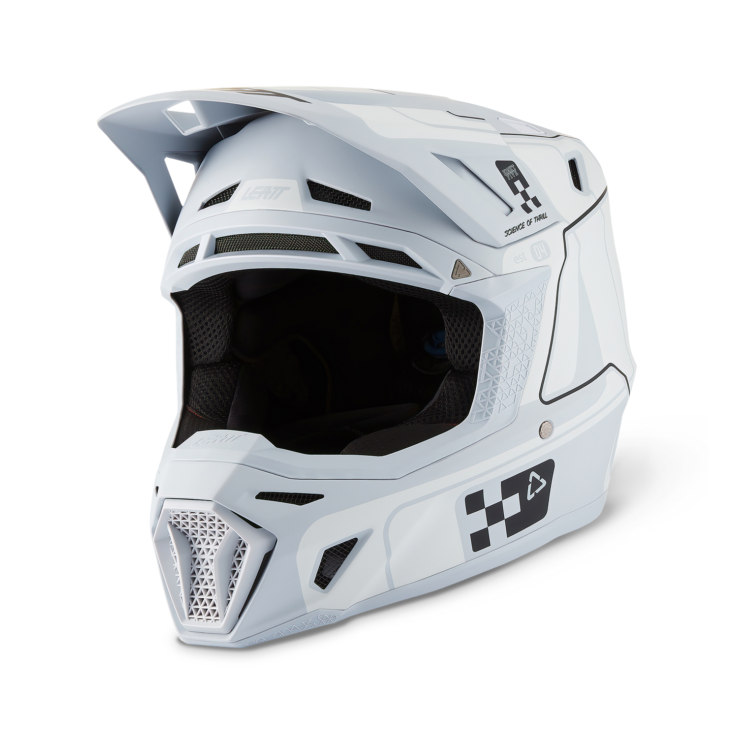 קיט קסדה ומשקף Leatt Moto 8.5 Grey + Goggles 5.5 - Leatt