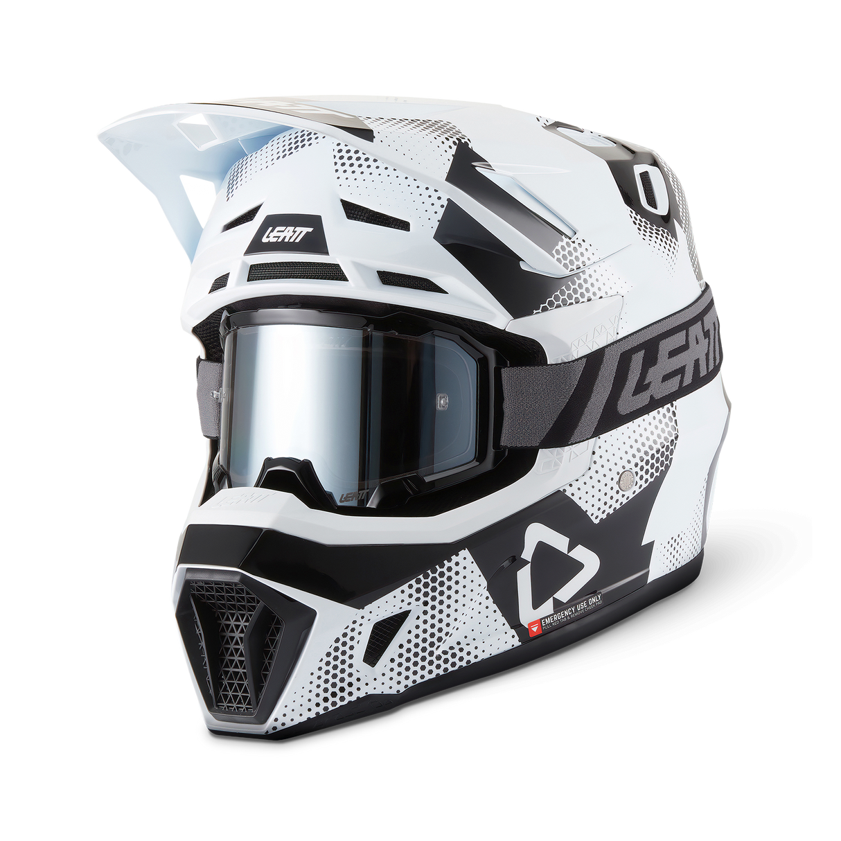 קיט קסדה ומשקף Leatt Moto 7.5 Camo Black/White + Goggles 4.5 - Leatt