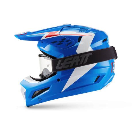 קיט קסדה ומשקף Leatt Moto 3.5 Blue + Goggles 2.5 - Leatt