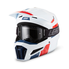 קיט קסדה ומשקף Leatt Moto 3.5 White + Goggles 2.5 - Leatt