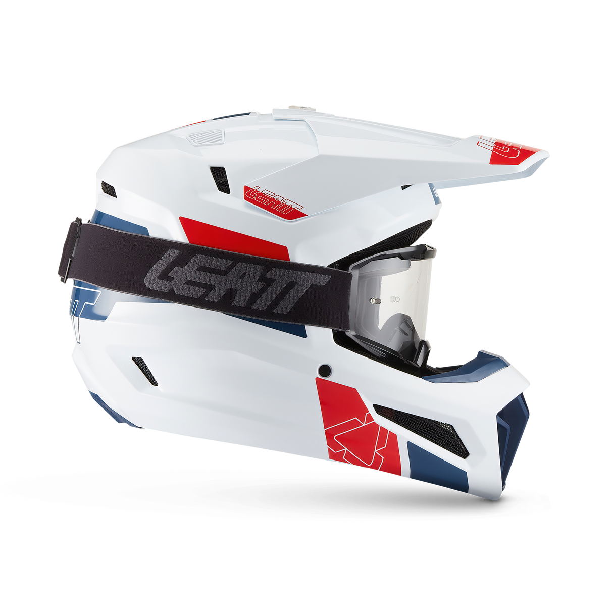 קיט קסדה ומשקף Leatt Moto 3.5 White + Goggles 2.5 - Leatt
