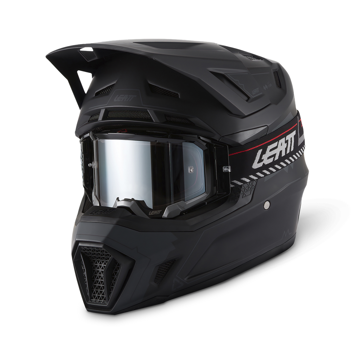 קיט קסדה ומשקף Leatt Moto 7.5 Stealth Black + Goggles 4.5 - Leatt
