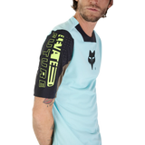 חולצת רכיבה קצרה FOX Racing Defend Elevated Light Blue - FOX