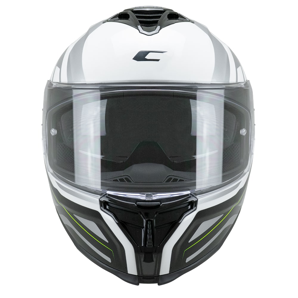 קסדת כביש CGM 363 SHOT לבן מבריק/צהוב