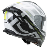 קסדת כביש CGM 363 SHOT לבן מבריק/צהוב