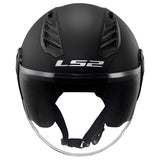 קסדת כביש 3/4 LS2 OF616 AirFlow ll Matt Black שחור מט