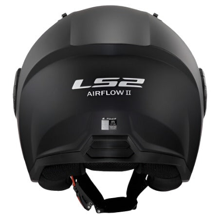 קסדת כביש 3/4 LS2 OF616 AirFlow ll Matt Black שחור מט