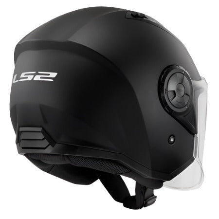 קסדת כביש 3/4 LS2 OF616 AirFlow ll Matt Black שחור מט