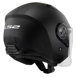 קסדת כביש 3/4 LS2 OF616 AirFlow ll Matt Black שחור מט