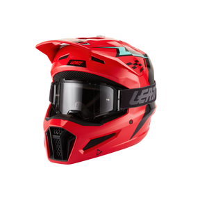 קיט קסדה ומשקף לילדים Leatt Moto 3.5 Red+ Goggles 2.5 - Leatt