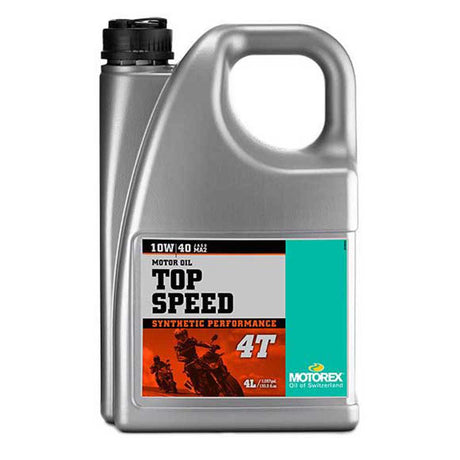 שמן מנוע סינתטי 4ליטר MOTOREX TOP SPEED 4T 10W40 - MOTOREX