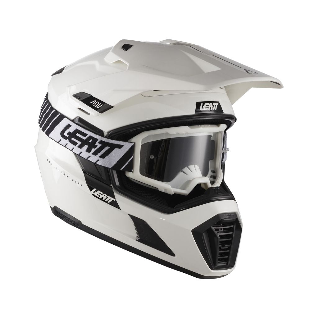 קיט קסדה ומשקף אדוונצ'ר ADV 7.5 לבן - Leatt