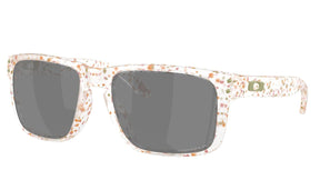 משקפי שמש Oakley Holbrook Prizm Black Polarized Lenses, Clear Terrazzo Frame - Oakley