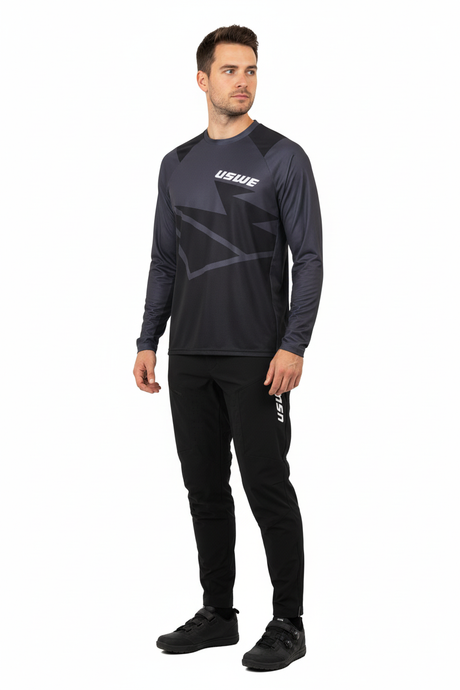 סט מכנס וחולצה USWE MTB DarkBlack - USWE