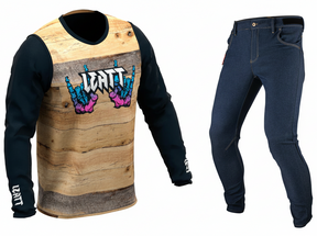 חולצה ומכנס רכיבה