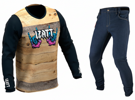 חולצה ומכנס רכיבה