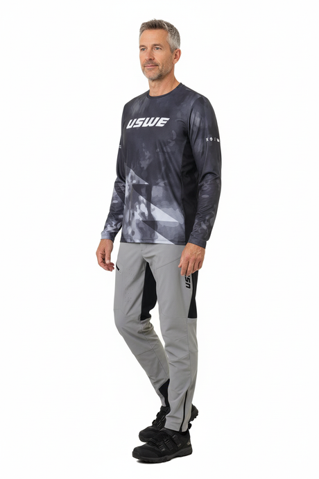 סט מכנס וחולצה USWE MTB DarkGrey - USWE