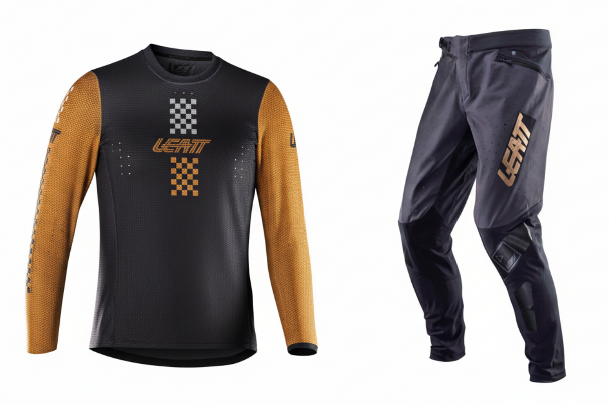 סט מכנס וחולצה MTB Gravity 4.0 ילדים RustBlack - Leatt