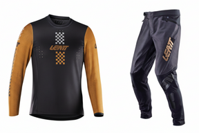 סט מכנס וחולצה MTB Gravity 4.0 ילדים RustBlack - Leatt